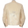 Steve McQueen Cream LE MAN Grand Prix Classic Armoured Biker Jacket